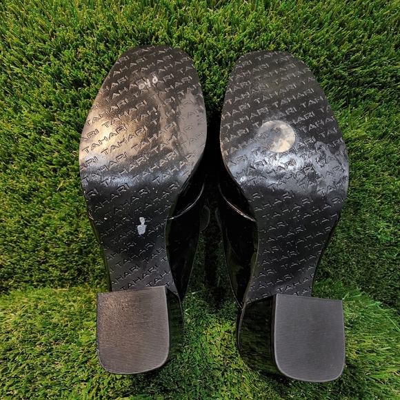COPY - TAHARI | New Patent Leather Mules w/Tassels - Picture 4 of 7
